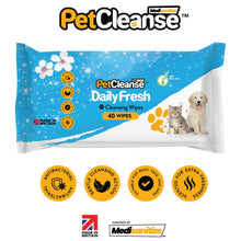 (1 Pack) Pet Dog Wipes for Cleaning & Grooming: 40 Pack