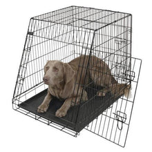 (107 x 74 x 85 cm) Kerbl Dog Cage Black Home Pet Supply Dog Crate Carrier Safety Multi Sizes
