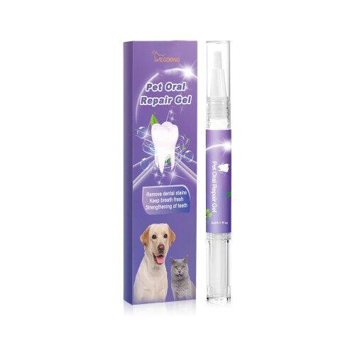 (3ml*1pcs) Pet Oral Repair Gel Deep Cleans Dogs And Cats Teeth Stains Oral Cleaning Care