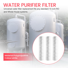 3Pc Water Purifier 10 Inch String 5 Micrometre PP Filter