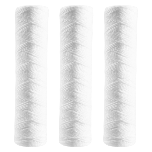 3Pc Water Purifier 10 Inch String 5 Micrometre PP Filter