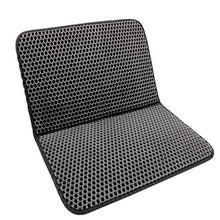 (40X50CM, Blue) Waterproof Washable Cat Litter Box Mat