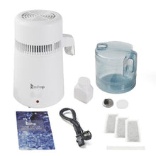 4L Water Distiller Machine Stainless Steel Tank & BPA Free Jug