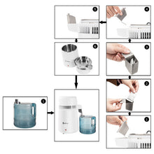 4L Water Distiller Machine Stainless Steel Tank & BPA Free Jug
