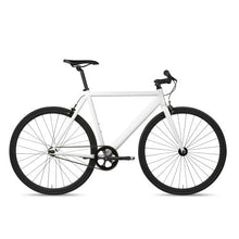 6KU Aluminum Fixed Gear Single-Speed Fixie Urban Track Bike, Crisp White, 58cm/L