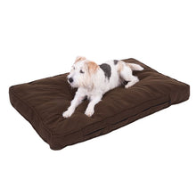 Cosy Mocha Brown Dog Mattress - Dark Brown / Black Pet Supplies