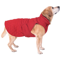 Quilted Dog Coat - Red Pet Supplies