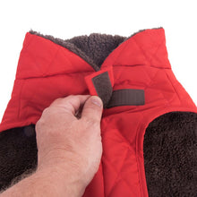 Quilted Dog Coat - Red Pet Supplies