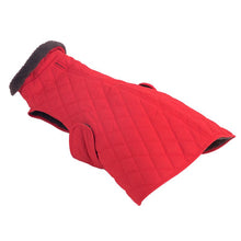 Quilted Dog Coat - Red Pet Supplies