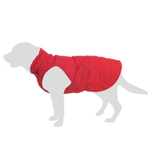 Quilted Dog Coat - Red Pet Supplies