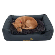 Sleepy Time Dog Bed - Grey Pet Supplies