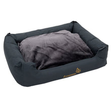 Sleepy Time Dog Bed - Grey Pet Supplies