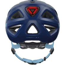 ABUS Urban-I 3.0 City Helmet - Modern Bicycle Helmet with Tail Light for City Traffic - for Women and Men - Blue, Size M