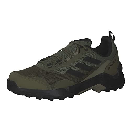 adidas Men's Eastrail 2.0 Hiking Sneaker, Focus Olive/core Black/Orbit Green, 9.5 UK