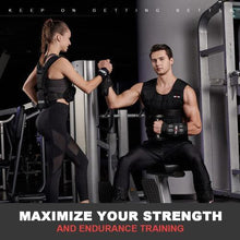 Adjustable Weighted Vest 20KG Workout Weight Vest Training Fitness Weighted Jacket for Man Woman (Included 96 Steel Plates Weights)