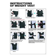 Adjustable Weighted Vest 20KG Workout Weight Vest Training Fitness Weighted Jacket for Man Woman (Included 96 Steel Plates Weights)