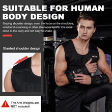 Adjustable Weighted Vest 20KG Workout Weight Vest Training Fitness Weighted Jacket for Man Woman (Included 96 Steel Plates Weights)