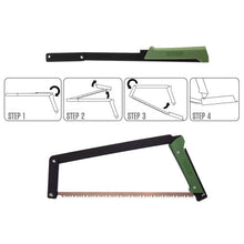 Agawa Canyon BOREAL21 Tripper KIT- 21 inch Folding Bow Saw, Rugged Cordura Sheath, Additional Aggressive Blade (Black Frame- Green Handle)