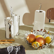 Alessi ESI02 Mediterraneo Design Kitchen Roll Holder, 18/10 Stainless Steel, Mirror Polished
