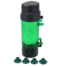 Aquarium Fish Tank Fluidized Moving Bed Filter Bubble Media Filter with Air Stone and Sponge Filter LH-300