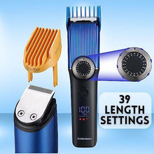 BarberBoss Beard Trimmer Men, Hair Clippers - Nose, Ear & Beard Grooming Set, Rechargeable, 39 Cutting Lengths, Precision Dial, QR-6082