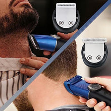 BarberBoss Beard Trimmer Men, Hair Clippers - Nose, Ear & Beard Grooming Set, Rechargeable, 39 Cutting Lengths, Precision Dial, QR-6082