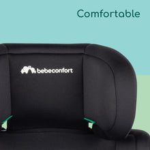 Bebeconfort Road Fix i-Size Booster Seat, ISOFIX Car Seat, i-Size Car Seat, from 3.5 Years up to 12 Years, 15-36 kg, 100-150 cm, Black Mist