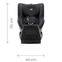 BRITAX RÖMER Rotating car seat DUALFIX Plus, 360 Degree, incl. Newborn Insert and ISOFIX, from 40-105 cm (i-Size), Birth - 4 Years, Space Black
