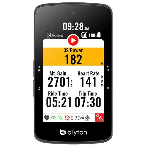 Bryton Rider S800T Gps Cycle Computer Bundle With Speed/Cadence & Heart Rate, Black, M