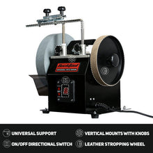 BUCKTOOL 250mm Wet Bench Grinder, 180W Wet Stone Sharpening and Honing System, 230~240V Water Cool Grinding Machine