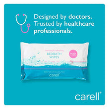 Carell Bed Bath Wipes Pack of 24 - 8 Wipes per Pack (192 Wipes) - Easy to use, Containing Aloe Vera, Dermatologically Tested