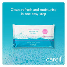 Carell Bed Bath Wipes Pack of 24 - 8 Wipes per Pack (192 Wipes) - Easy to use, Containing Aloe Vera, Dermatologically Tested