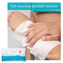Carell Bed Bath Wipes Pack of 24 - 8 Wipes per Pack (192 Wipes) - Easy to use, Containing Aloe Vera, Dermatologically Tested