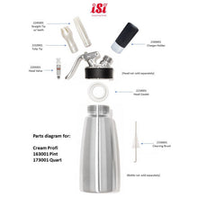 Carrick ED190 ISI Professional Cream Whipper, 0.5 L