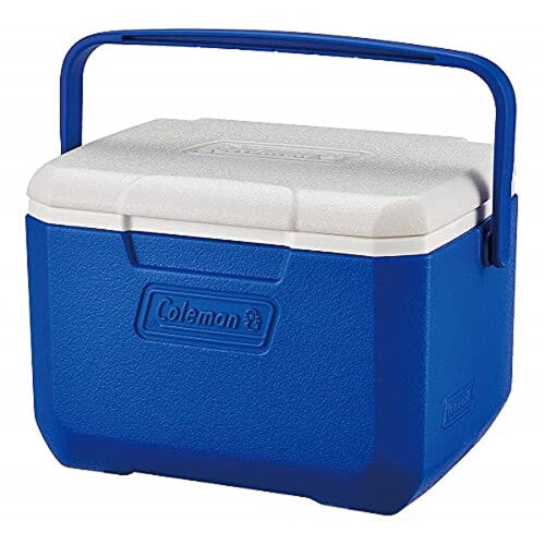 Coleman Performance 6 Personal Cooler, NEW MODEL with hinge lid design, 4 L, Small Cool Box for Food and Drinks, Robust Ice Box, for 6 Small Cans