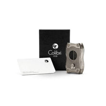 Colibri SV-Cut Cigar Cutter| Black/Chrome/Gunmetal/Rose Gold |Spring Loaded Release | Deep 7mm V Cut and up-to 3mm Straight Cut