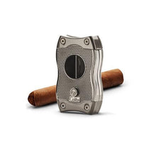 Colibri SV-Cut Cigar Cutter| Black/Chrome/Gunmetal/Rose Gold |Spring Loaded Release | Deep 7mm V Cut and up-to 3mm Straight Cut