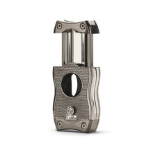 Colibri SV-Cut Cigar Cutter| Black/Chrome/Gunmetal/Rose Gold |Spring Loaded Release | Deep 7mm V Cut and up-to 3mm Straight Cut