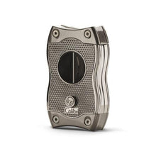 Colibri SV-Cut Cigar Cutter| Black/Chrome/Gunmetal/Rose Gold |Spring Loaded Release | Deep 7mm V Cut and up-to 3mm Straight Cut