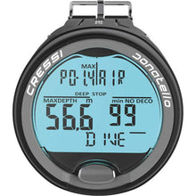 Cressi Donatello - Adult Unisex Professional Underwater Wrist Computer for Diving in Air/Nitrox and Apnea, Black/Red, One Size