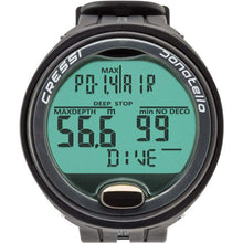 Cressi Donatello - Adult Unisex Professional Underwater Wrist Computer for Diving in Air/Nitrox and Apnea, Black/Red, One Size