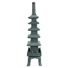 Design Toscano EU7430 The Nara Temple Pagoda Asian Decor Garden Statue, Large 71 cm, Polyresin, Verdigris Green Bronze