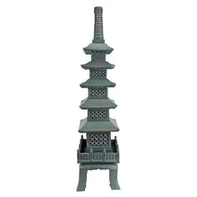 Design Toscano EU7430 The Nara Temple Pagoda Asian Decor Garden Statue, Large 71 cm, Polyresin, Verdigris Green Bronze