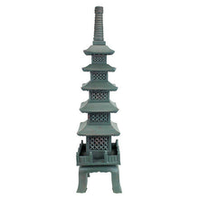 Design Toscano EU7430 The Nara Temple Pagoda Asian Decor Garden Statue, Large 71 cm, Polyresin, Verdigris Green Bronze