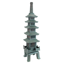 Design Toscano EU7430 The Nara Temple Pagoda Asian Decor Garden Statue, Large 71 cm, Polyresin, Verdigris Green Bronze
