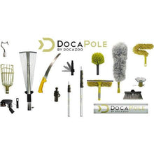 DOCAZOO DocaPole 7-30 Foot (30 ft Reach) Fruit Picker and Telescopic Extension Pole for Apples, Avocados, Oranges, and Other Fruit Trees