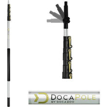 DOCAZOO DocaPole 7-30 Foot (30 ft Reach) Fruit Picker and Telescopic Extension Pole for Apples, Avocados, Oranges, and Other Fruit Trees