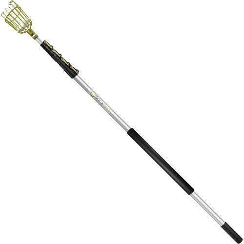 DOCAZOO DocaPole 7-30 Foot (30 ft Reach) Fruit Picker and Telescopic Extension Pole for Apples, Avocados, Oranges, and Other Fruit Trees