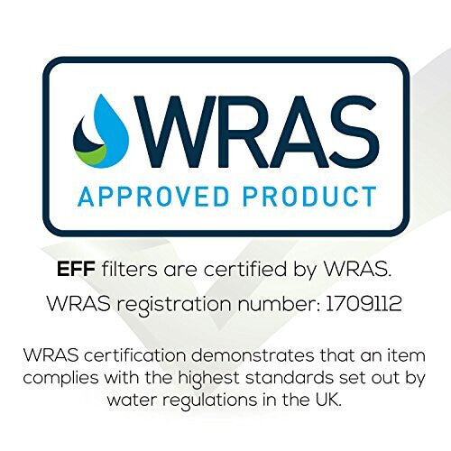 EcoAqua EFF-6013A Fridge Water Filter Compatible with GE SmartWater MWF, MWFA, MWFA, MWFAP, MWFDS, MWF-INT, MWFP, 101057A, 1013000110, 101300A,