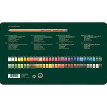 Faber-Castell Tin of 60 Pitt Pastel Artists Colouring Pencils, High Colour Ideal For Colouring, Drawing,